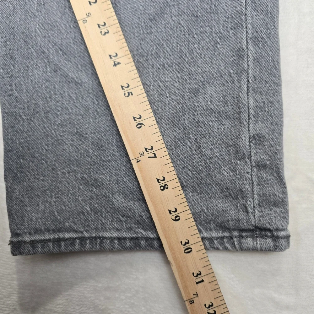 Levis 501 Original Fit Mens Grey Straight Leg Button Fly Jeans Sz W36 L30 36×30